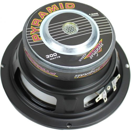  Pyramid New WX65X 6.5 300 Watt Car Audio Subwoofer Sub Power Woofer 4 Ohm (8 Pack)