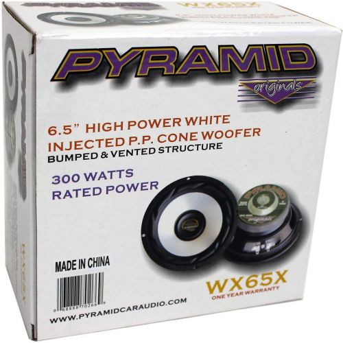  Pyramid New WX65X 6.5 300 Watt Car Audio Subwoofer Sub Power Woofer 4 Ohm (8 Pack)
