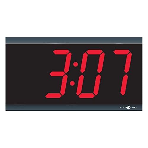  Simplex Compatible 4-Digit, Red LED 110V Digital Clock by Pyramid(41357G)