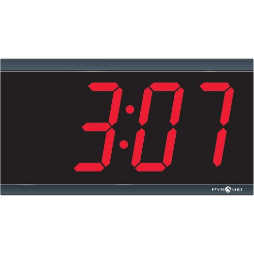  Simplex Compatible 4-Digit, Red LED 110V Digital Clock by Pyramid(41357G)
