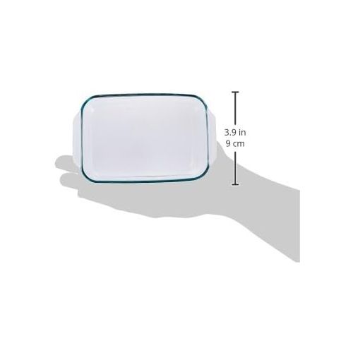  Pyrex Basics Clear Oblong Glass Baking Dishes, 2 Piece Value Plus Pack Set