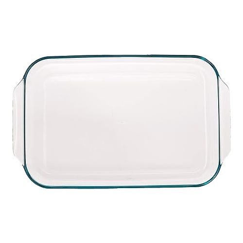  Pyrex Basics 4.8-qt (10” x 15”) Oblong Baking Dish - Original Genuine Pyrex - Made in the USA