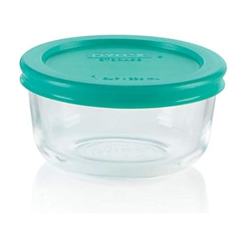  Pyrex Simply Store Glass Food Storage Container Set with Lid, Rectangular Glass Storage Containers with Lid, BPA-Free Lid, Dishwasher, Microwave and Freezer Safe, 24 Piece