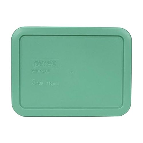  Pyrex (1) 7402-PC 6/7 Red, (2) 7201-PC 4 Cadet Blue, (2) 7200-PC 2 Orange, (1) 7202-PC 1 Green, (2) 7210-PC 3 Light Green, & (1) 7211-PC 6 Red Plastic Lid, Made in USA