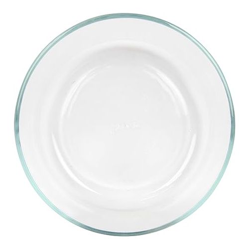  Pyrex 7 Cup Storage Capacity Plus Round Dish with Plastic Cover Sold in Packs of 4, Pack of 4, Red