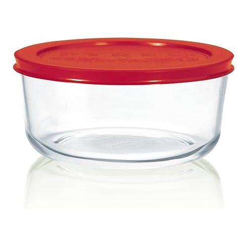  Pyrex 1110141 18pc Glass Food Storage with Multi-colored Lids