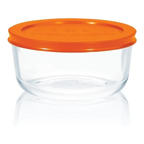  Pyrex 1110141 18pc Glass Food Storage with Multi-colored Lids