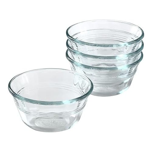  Pyrex Bakeware Clear Custard Cups, Set of 8, 6-Ounce