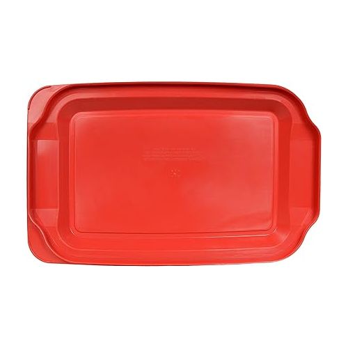  Pyrex 233-PC 3qt Red Food Storage Replacement Lid (2-Pack)