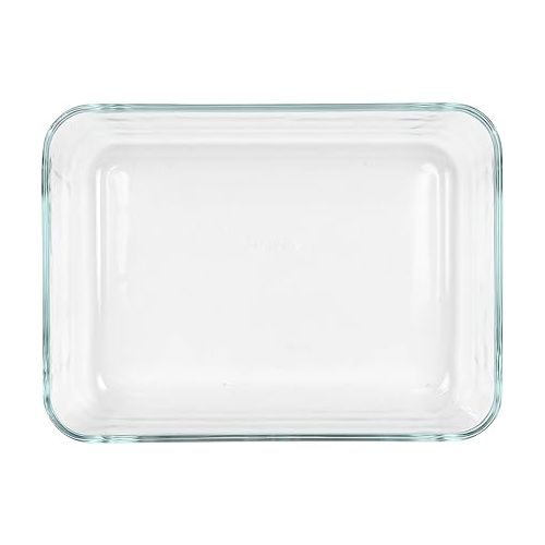  Pyrex Simply Store 7210 Rectangle Clear Glass Food Storage Container - 2 Pack Made in the USA