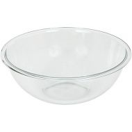 Pyrex Prepware 4-Quart Rimmed Glass Mixing Bowl, Clear