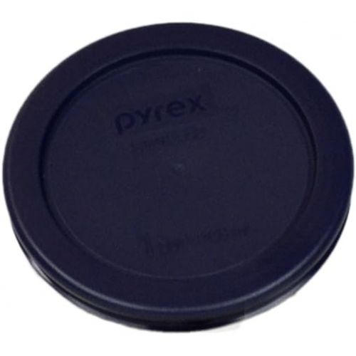  Pyrex 1 Cup Round Plastic Cover Lids, 6-Pack, Blue