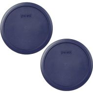 PYREX Blue Plastic Cover fits 6 & 7 cup Round Dishes (2 Lids)