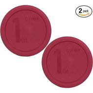 Pyrex 322-PC 1qt Sangria MIXING BOWL Food Storage Lid Covers - 2 Pack | NOT FOR SCULPTURED BOWL - Bowl NOT Included (Sangria)