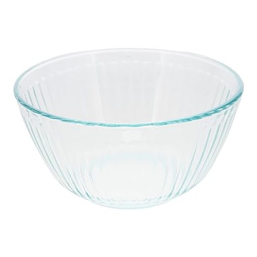  Pyrex 7402 6-Cup Sculpted Glass Mixing Bowls (2-Pack)