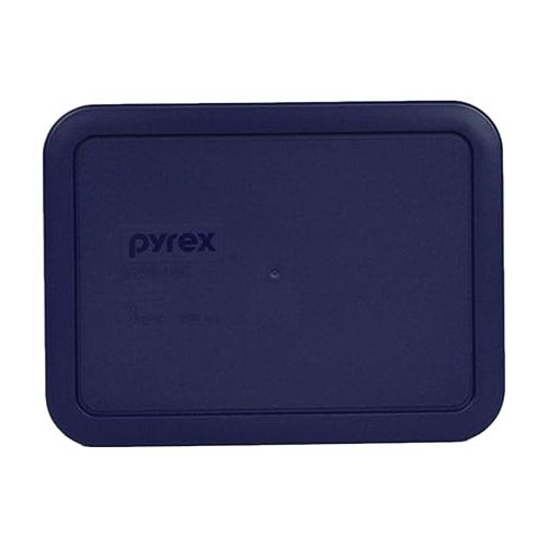  Pyrex (2) 7200-PC 2 Cup, (1) 7201-PC 4 Cup, (1) 7210-PC 3 Cup, and (1) 7211-PC 6 Cup Blue Plastic Storage Lids Made in the USA