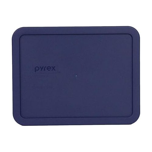  Pyrex (2) 7200-PC 2 Cup, (1) 7201-PC 4 Cup, (1) 7210-PC 3 Cup, and (1) 7211-PC 6 Cup Blue Plastic Storage Lids Made in the USA