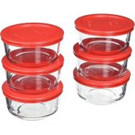 Pyrex 6-Piece Glass Food Storage Set with Lids ( 12-Piece)