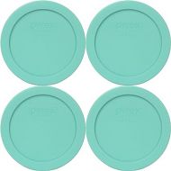 Pyrex Bundle - 4 Items: 7200-PC 2-Cup Sea Glass Plastic Food Storage Lid, Made in the USA