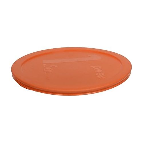  Pyrex 323-PC 1.5qt Round Orange Storage Lid for Glass Bowl Made in the USA