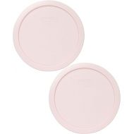 Pyrex 7402-PC Loring Pink Plastic Food Storage Replacement Lids - 2 Pack Made in the USA