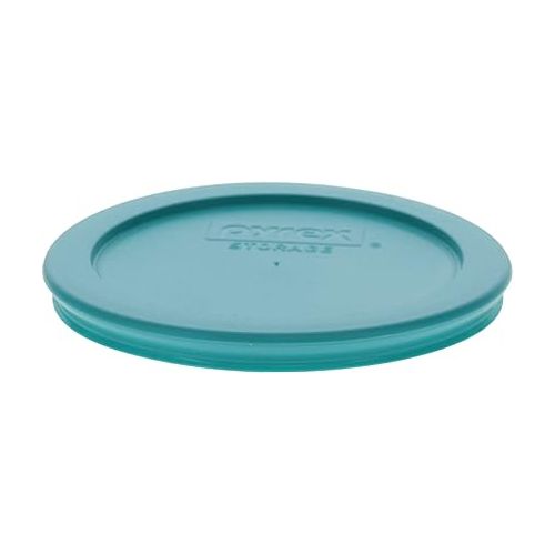  Pyrex 7201-PC 4-Cup Turquoise Plastic Replacement Food Storage Original Genuine Pyrex Lid, Made in USA - 4 Pack