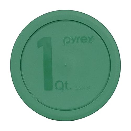  Pyrex 322-PC 1qt Green MIXING BOWL Food Storage Lid Covers - 2 Pack