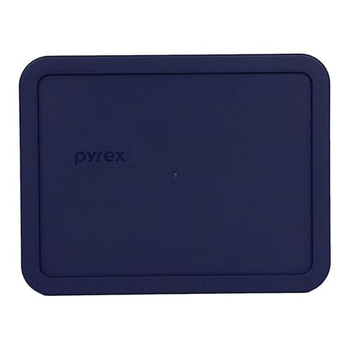  Pyrex Blue 6-cup RECTANGULAR Plastic Cover 7211-PC, 2 pack - Original Genuine Pyrex - Made in the USA