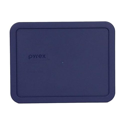  Pyrex (1) 7210-PC 3-Cup, (1) 7211-PC 6-Cup, & (1) 7212-PC11-Cup Blue Plastic Storage Lids, Made in USA