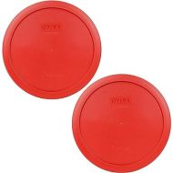 Pyrex 7402-PC Red Round Storage Replacement Lid Cover fits 6 & 7 Cup 7