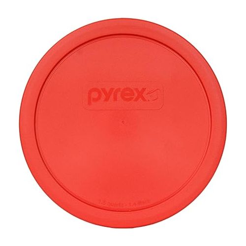  Pyrex (1) 325-PC Blue 2.5 Quart (1)323-PC Red 1.5 Quart (1) 322-PC Blue 1 Quart Mixing Bowl Lids Made in the USA