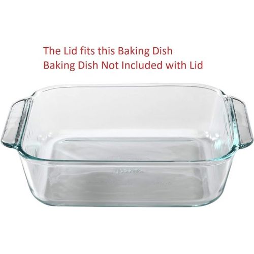  Pyrex 222-PC 2qt Blue Replacement Food Storage Lid Made in The USA (Will NOT fit the Easy Grab Dish C-222)