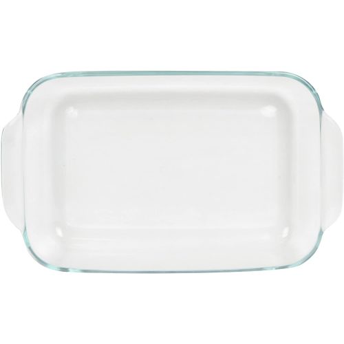  Pyrex Basics 2-qt Oblong with red cover