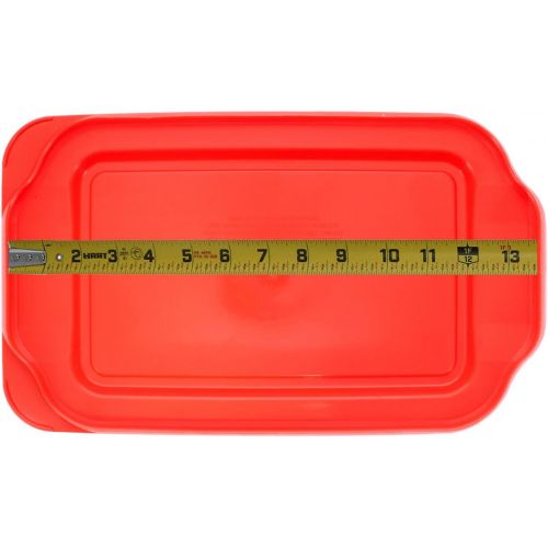  Pyrex Basics 2-qt Oblong with red cover