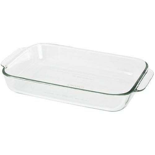  [아마존베스트]Pyrex Bakeware 2-Quart Oblong Baking/Serving Dish, Clear, 2.6