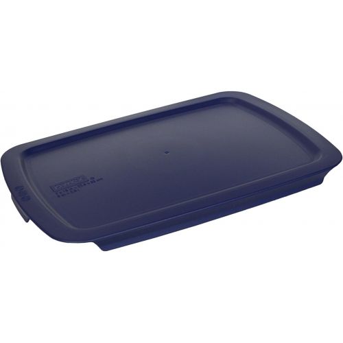  [아마존베스트]Pyrex C-233-PC Easy Grab Blue Rectangle Plastic Lid for 9 X 13 Oblong Baking Dish (Only Fits Easy Grab Baking Dish)