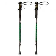 Pys pys Trekking Telescopic Walking Poles Hiking Poles - Adjustable Aluminium Lightweight Section Trekking Alpenstock, Ultralight & Comfortable with Shock-Absorbent, Quick Lock, 1 Pair