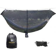 pys Hammock Bug Net - 12 Hammock Mosquito Net Fits All Camping Hammocks, Compact, Lightweight and Fast Easy Set Up, Security from Bugs and Mosquitoes, Essential Camping and Surviva