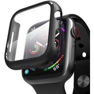 [아마존베스트]Pzoz pzoz Compatible Apple Watch Series 4 Case with Screen Protector 44mm Accessories Slim Guard Thin Bumper Full Coverage Matte Hard Cover Defense Edge for Women Men New Gen GPS iWatch