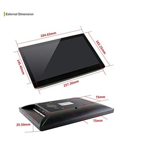  Pzsmocn Capacitive Touch Screen with Toughened Glass Cover,11.6inch HDMI LCD(with case), 19201080resolution,Supports Multi Mini-PCs, Multi Systems,can Also Use me as a Computer Mon