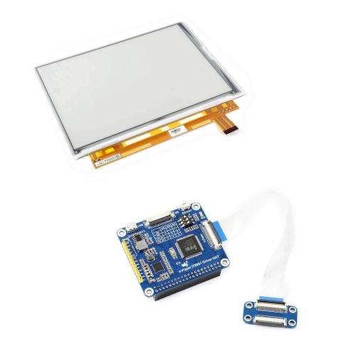  Pzsmocn 1200825 Resolution,with Embedded Controller IT8951,9.7inch E-Ink Display HAT for Raspberry Pi. USBSPII80I2C Interface.Applications Shelf Label, Industrial Instrument.