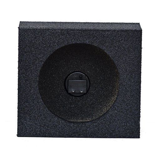  [아마존베스트]Q Power QBTW6.5 Single 6.5-Inch Sealed Universal Speaker Boxes with Durable Bed Liner Spray