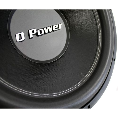  Q Power Q-POWER QPF15 15 2200W Deluxe Series Dual Voice Coil Car Audio Power Subwoofer