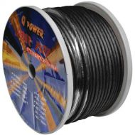 Q Power 8GABLACK 250-Feet 8-Gauge, Ultra Flexible Super Flex PowerGround Wire for Amp Installation (Black)