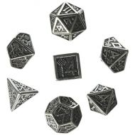 Q Workshop Metall Dwarven 7 Dice Set Board Game