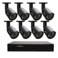 Q-See QC958-8Y5-2 8 Channel DVR Security System, 8 HD 720p Cameras 2TB HDD, - QC958-8Y5-2 (Black)