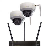 Q-See Surveillance System QCW4-2EQ-1, 4-Channel Wi-Fi NVR with 1TB Hard Drive, 2-3MP1080p Wi-Fi Dome Security Cameras