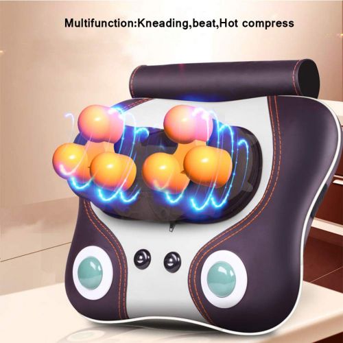 QAQ 3D Multi-Function Massager Electric Independent 6 Massage Heads Massage Kneading Pillow...
