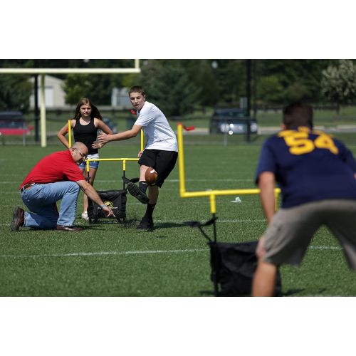  QB54 - The Ultimate Football Yard Game Set, Outdoor Football Toss for Tailgating, Backyard, Beach, Park, Tournaments, Sports Training, Score Touchdowns, Kick Field Goals