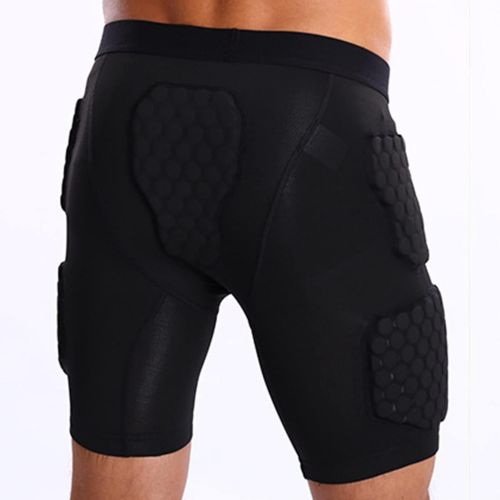  Q-FFL Skiing Protective Gear, Tailbone Hip 3D Protection Pads, Hip Protector Padded Short Pants for Cycling Outdoor Activities (Size : Medium)